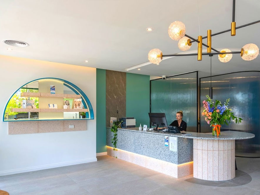 Glen Waverley dental reception