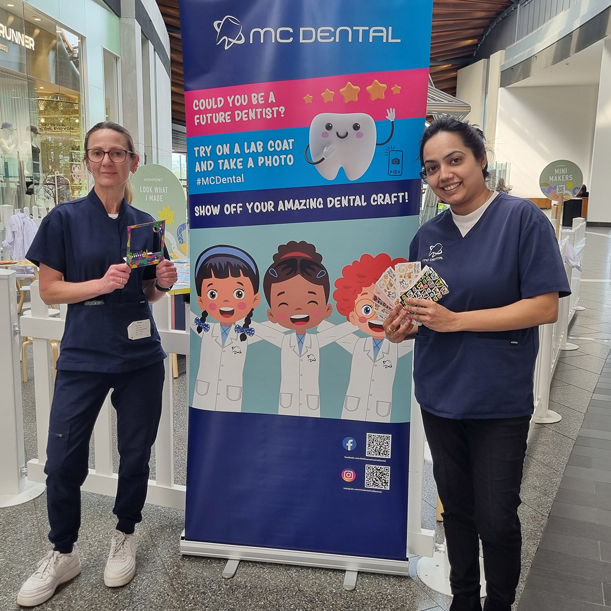 MC Dental "Smile Frame" Craft Day a success at Highpoint Shopping Centre MC Dental "Smile Frame" Craft Day a success at Highpoint Shopping Centre