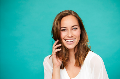 smiling lady great Melbourne dentist - MC Dental Brighton