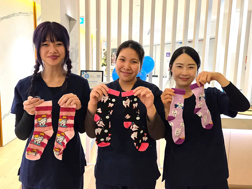 MC Dental Supports Crazy Socks 4 Docs Day