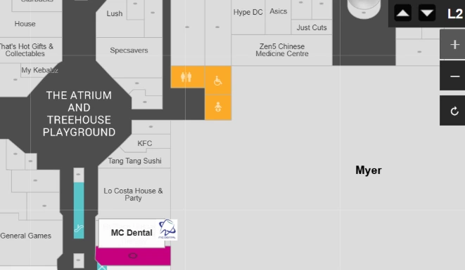MC dental in Highpoint Shopping Centre